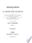Collection de documents inédits sur l'histoire de France