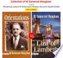 Collection of W Somerset Maugham (Set of 2 Books) (Vol-Ii) Liza of Lambeth/ Orientations : Classic Novel