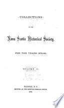 Collections of the Nova Scotia Historical Society