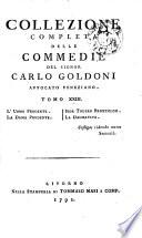 Collezione completa della commedie del Signor Carlo Goldoni