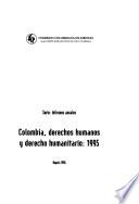 Colombia, derechos humanos y derecho humanitario
