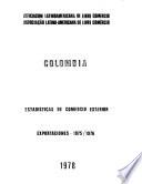 Colombia: estadísticas de comercio exterior, exportaciones