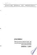 Colombia: Proyectos de presupuesto de los establecimientos públicos descentralizados