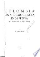 Colombia, una democracia indefensa