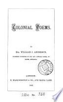 Colonial Poems