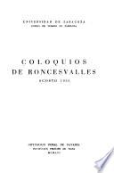 Coloquios de Roncesvalles, agosto 1955