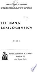Columna lexicográfica