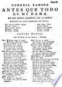 Comedia famosa. Antes que Todo es mi Dama