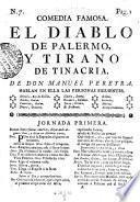 Comedia Famosa. El Diablo De Palermo, Y Tirano De Tinacria