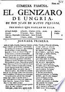 Comedia Famosa. El Genizaro De Ungria