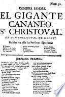 Comedia famosa: El Gigante Cananeo, Sn. Christoval