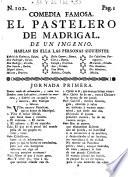 Comedia famosa: El Pastelero de Madrigal