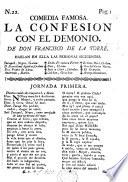 Comedia famosa. La Confesion con el Demonio