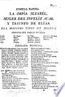 Comedia famosa. La impía Jezabél ... y Triunfo de Elías. Del Maestro Tirso de Molina