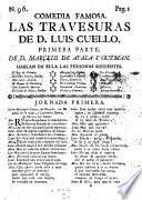 Comedia Famosa. Las Travesuras De D. Luis Cuello