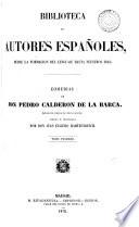 Comedias de Don Pedro Calderón de la Barca
