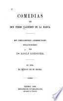 Comedias: El médico de su honra. 1898