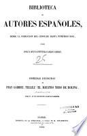 Comedias escogidas de fray Gabriel Tellez (el maestro Tirso de Molina)