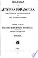 Comedias escogidas de fray Gabriel Tellez (el maestro Tirso de Molina)