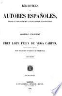 Comedias escogidas de frey Lope Félix de Vega Carpio