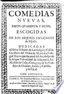 Comedias escogidas de los mejores ingenios de Espana