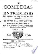 Comedias Y Entremeses