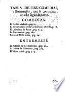 Comedias y entremeses,2