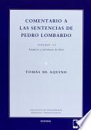 Comentario a las sentencias de Pedro Lombardo I/2
