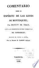 Comentario sobre el Espíritu de las leyes de Montesquieu