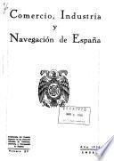 Comercio, industria y navegación de España