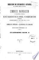Comercio, navegacion y hacienda publica estadística del comercio exterior ... comercio interior - existencia de ganados, apuntes estadísticos ...