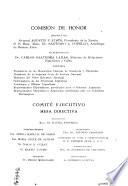 Comisión de honor. Prólogo. Preparación del congreso. Las ceremonias del congreso. A1 margen del congreso. Trabajo de las secciones