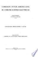Comision inter-americana de comunicaciones electricas, ciudad de Mexico, 27 de mayo-22 de julio, 1924