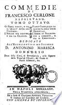 Commedie di Francesco Cerlone