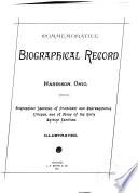 Commemorative Biographical Record, Harrison, Ohio