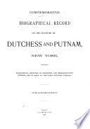 Commemorative Biographical Record of the Counties of Dutchess and Putnam, New York