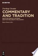 Commentary and Tradition