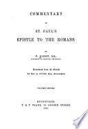 Commentary on St. Paul's Epistle to the Romans