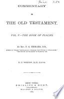 Commentary on the Old Testament