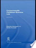 Commonwealth Caribbean Business Law