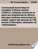 Communauté économique et monétaire d’Afrique centrale (CEMAC)