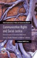 Communication Rights and Social Justice