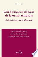 Cómo buscar en las bases de datos mas utilizadas