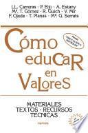 Cómo educar en valores