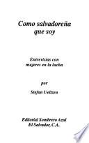 Como salvadoreña que soy