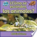 ¿Cómo se esconden los animales?