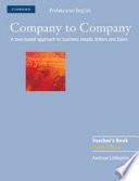 Company to Company Teacher's Book