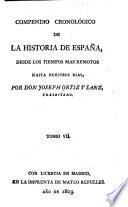 Compendio cronologico de la historia de Espana, desde los tiempos mas remotos hasta nuestras dias (etc.)