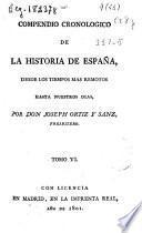 Compendio cronológico de la historia de España desde los tiempos más remotos hasta nuestros días