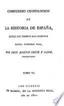 Compendio Cronologico De La Historia De España